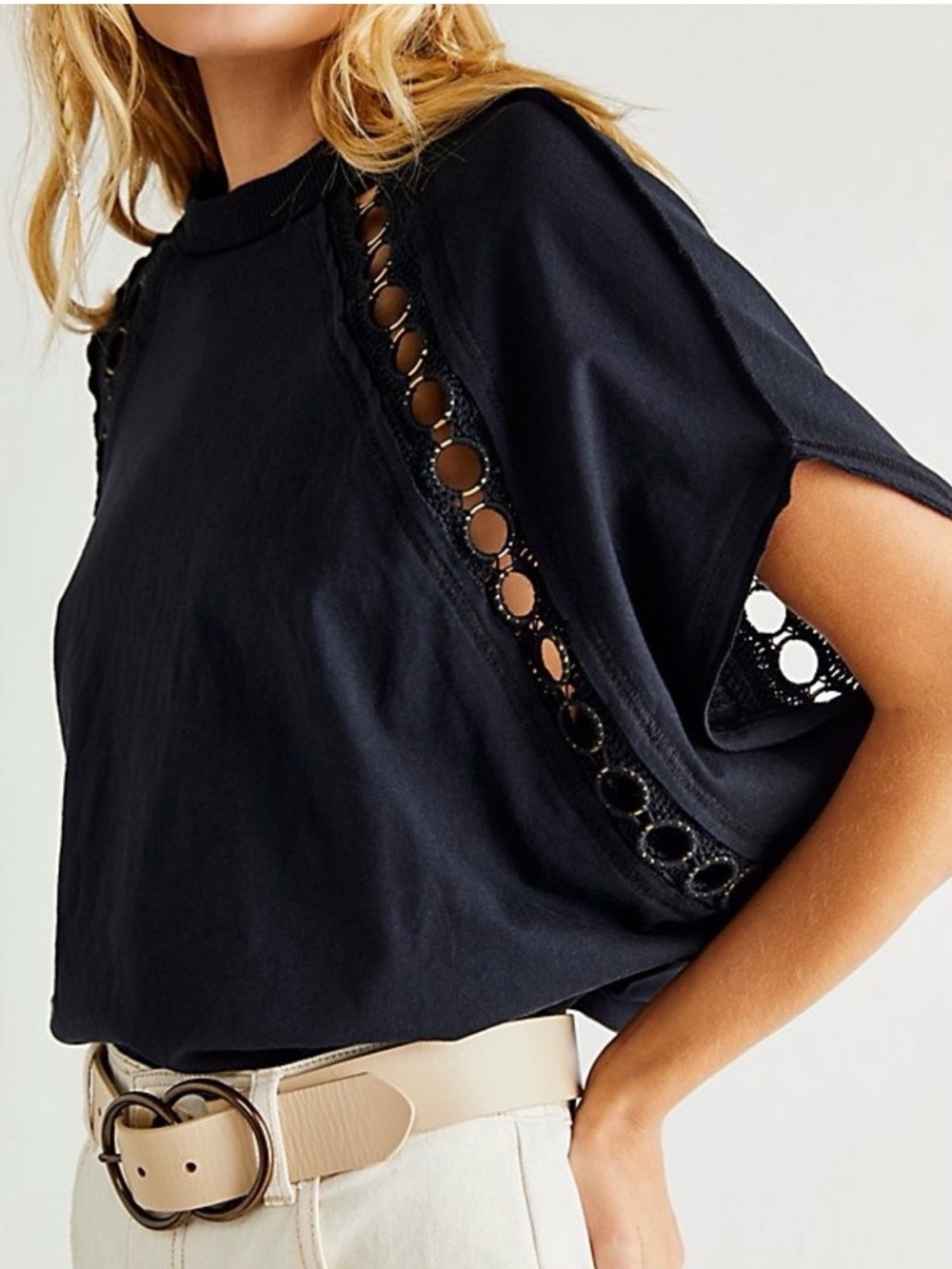 Free People "Rough Around The Edges" Top Sz M